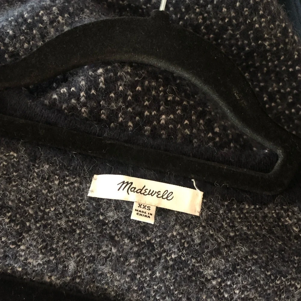 Madwell Bird's Eye Maysfield Cardigan Sweater in Coziest Yarn